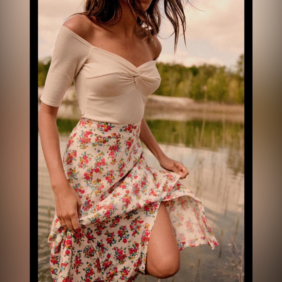 Sezane Tabata Skirt Jardin Secret- Size 34 (2) - Picture 2 of 2